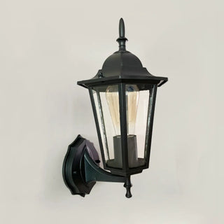 External Bronze Mini Vintage Lantern Metal Wall Lamp Zawala Image - 9