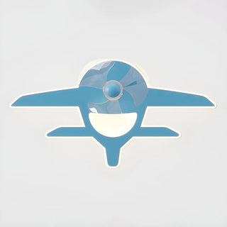Kids Room Cartoon Whale Ceiling Fan with LED Light Zawala Image - 13