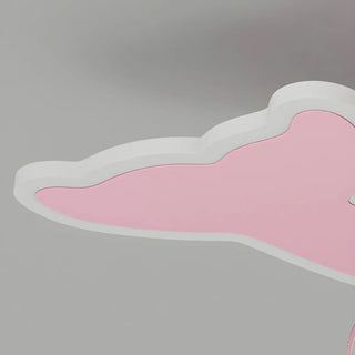 Kids Room Cartoon Whale Ceiling Fan with LED Light Zawala Image - 15