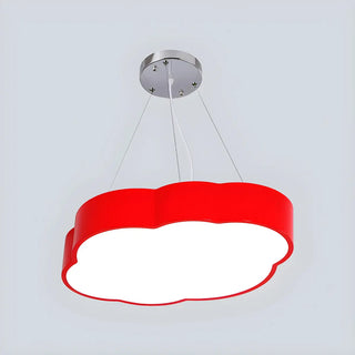 Cartoon Cloud Acrylic Kids Room Blue LED Chandelier Zawala Image - 3