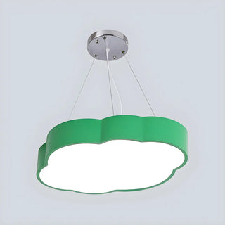 Cartoon Cloud Acrylic Kids Room Blue LED Chandelier Zawala Image - 5