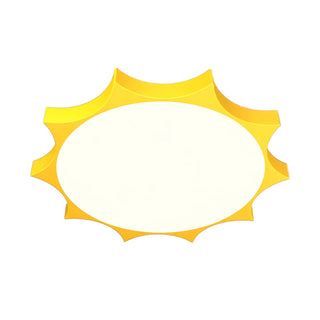 Nursery Cartoon Yellow Sun-Shaped LED Flush Mount Light Zawala Image - 8