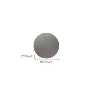 Realistic Crater Design Outdoor Moon Wall Sconce #size