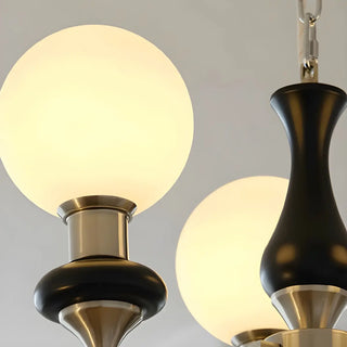 ZOWALA - Modern Globe Chandelier for Living Room Lighting Image - 10
