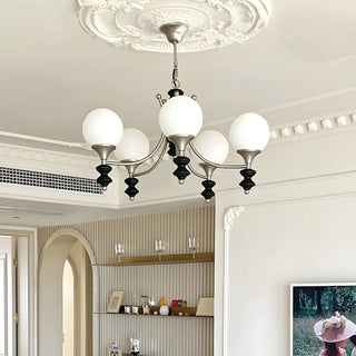 ZOWALA - Modern Globe Chandelier for Living Room Lighting Image - 4