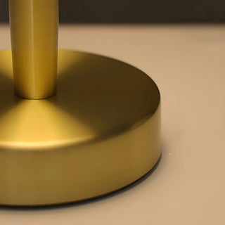 Modern White Glass Dome Table Lamp with Touch Switch Zawala Image - 8