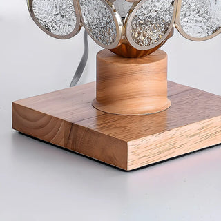 Elegant Pink Flower Ball Glass Decorative Table Lamp Zawala Image - 21