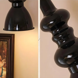ZOWALA - Modern Sculptural Black Geometric Metal Pendant Light Image - 7