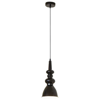 ZOWALA - Modern Sculptural Black Geometric Metal Pendant Light Image - 9