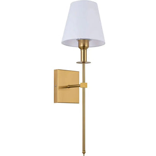 ZOWALA - Modern White Fabric Cylinder Bathroom Vanity Light Image - 6