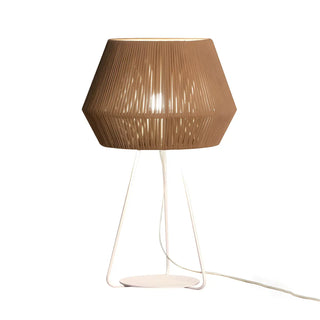 Chic Hollow Rope Shade Geometric Tripod Table Lamp Zawala Image - 6