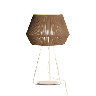 Chic Hollow Rope Shade Geometric Tripod Table Lamp Zawala Image - 7
