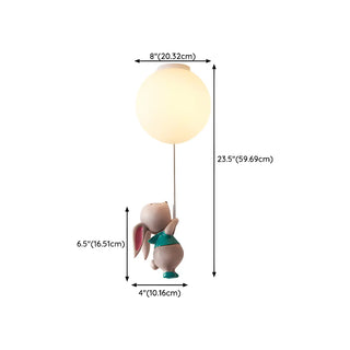 Child Room Balloon Airplane Flush Mount Ceiling Light Zawala Image - 14
