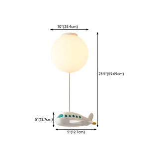 Child Room Balloon Airplane Flush Mount Ceiling Light Zawala Image - 19