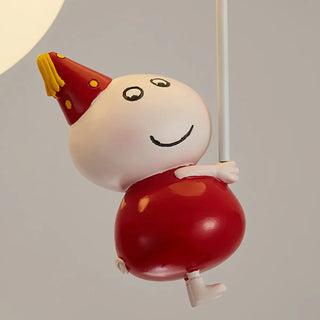 Child Room Balloon Airplane Flush Mount Ceiling Light Zawala Image - 4