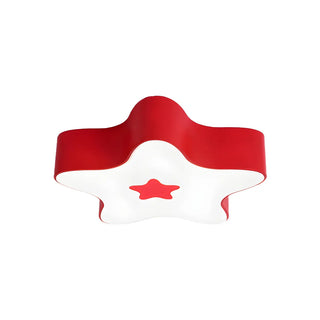 Child Room Cartoon Yellow Star Flush Mount Ceiling Lamp Zawala Image - 8