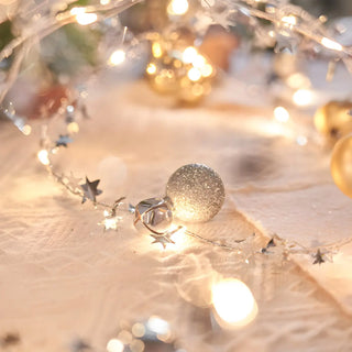 Natural Pinecone Brown String Lights with Berries Zawala Image - 13