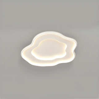 ZOWALA - Living Room Chrome Cloud LED Flush Mount Light 3 Lights Image - 12