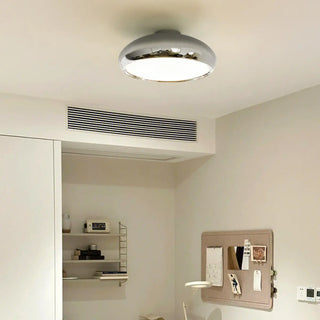 ZOWALA - Kitchen Barn Chrome Semi-Flush Mount Ceiling Light Image - 1