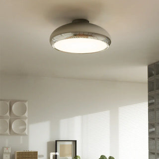 ZOWALA - Kitchen Barn Chrome Semi-Flush Mount Ceiling Light Image - 2