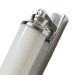 Classic Silver Cylindrical LED Vanity Wall Light Zawala Image - 10