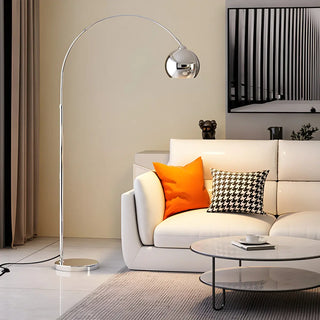 ZOWALA - Chrome Dome Adjustable Arc Floor Lamp Image - 12
