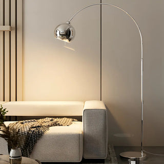 ZOWALA - Chrome Dome Adjustable Arc Floor Lamp Image - 18