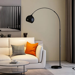 ZOWALA - Chrome Dome Adjustable Arc Floor Lamp Image - 2