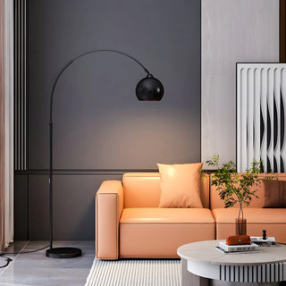 ZOWALA - Chrome Dome Adjustable Arc Floor Lamp Image - 3