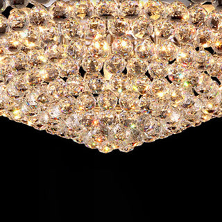 Hallway Chrome Crystal Bubble Flush Mount Ceiling Light Zawala Image - 12
