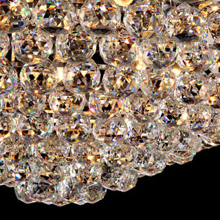 Hallway Chrome Crystal Bubble Flush Mount Ceiling Light Zawala Image - 15