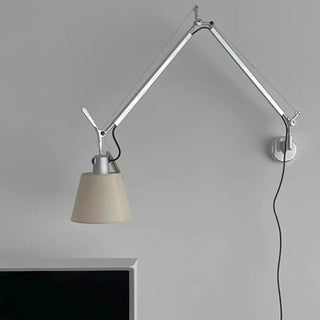 Adjustable Contemporary Chrome Swing Arm Wall Sconce Zawala Image - 5