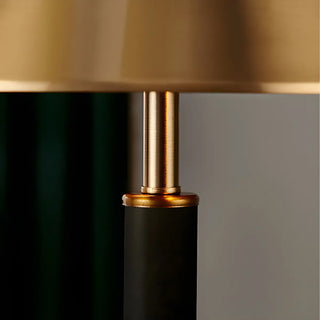 Classic Golden Cone Shade Metal Bedroom Table Lamp Zawala Image - 9