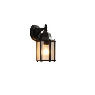ZOWALA - Classic Black Outdoor Wall Lantern Sconce Image - 11