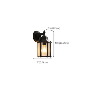 ZOWALA - Classic Black Outdoor Wall Lantern Sconce Image - 16