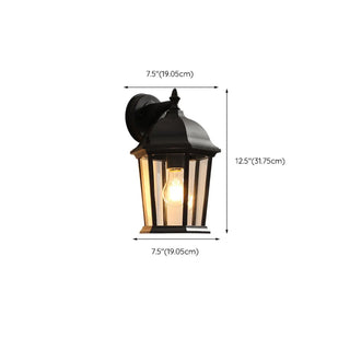 ZOWALA - Classic Black Outdoor Wall Lantern Sconce Image - 17
