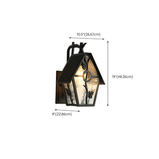 ZOWALA - Classic Black Outdoor Wall Lantern Sconce Image - 18