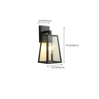 ZOWALA - Classic Black Outdoor Wall Lantern Sconce Image - 19