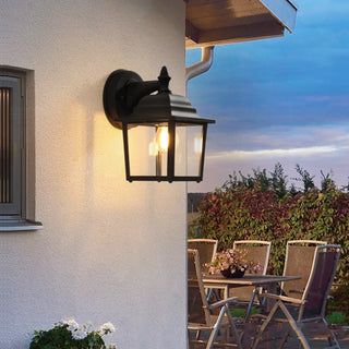ZOWALA - Classic Black Outdoor Wall Lantern Sconce Image - 2