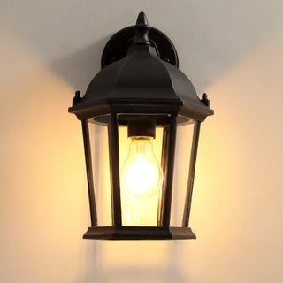 ZOWALA - Classic Black Outdoor Wall Lantern Sconce Image - 5