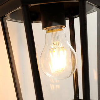 ZOWALA - Classic Black Outdoor Wall Lantern Sconce Image - 7