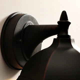 ZOWALA - Classic Black Outdoor Wall Lantern Sconce Image - 8