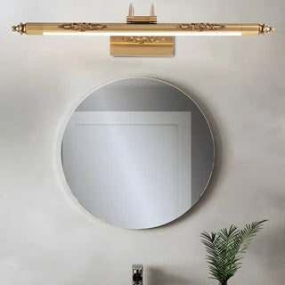 ZOWALA - Luxurious Gold Geometric LED Bathroom Vanity Light Image - 10