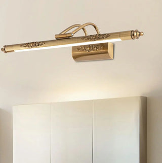 ZOWALA - Luxurious Gold Geometric LED Bathroom Vanity Light Image - 9