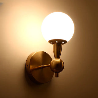 ZOWALA - Modern Gold Double Globe Vanity Wall Sconce Light Image - 10