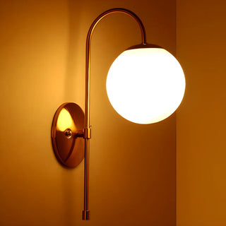 ZOWALA - Modern Gold Double Globe Vanity Wall Sconce Light Image - 11