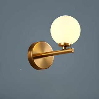ZOWALA - Modern Gold Double Globe Vanity Wall Sconce Light Image - 17