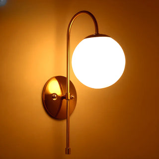 ZOWALA - Modern Gold Double Globe Vanity Wall Sconce Light Image - 22