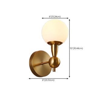 ZOWALA - Modern Gold Double Globe Vanity Wall Sconce Light Image - 29