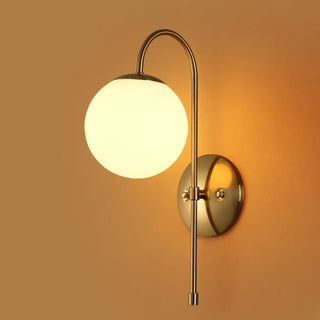 ZOWALA - Modern Gold Double Globe Vanity Wall Sconce Light Image - 7